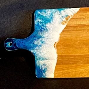 Epoxy-Resin-Charcuterie Board – Ocean Themed